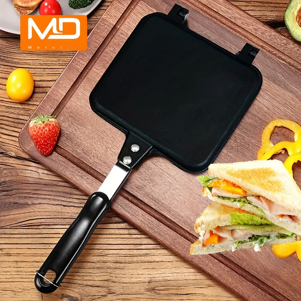 Non-Stick Double-Sided Sandwich & Omelette Maker-4