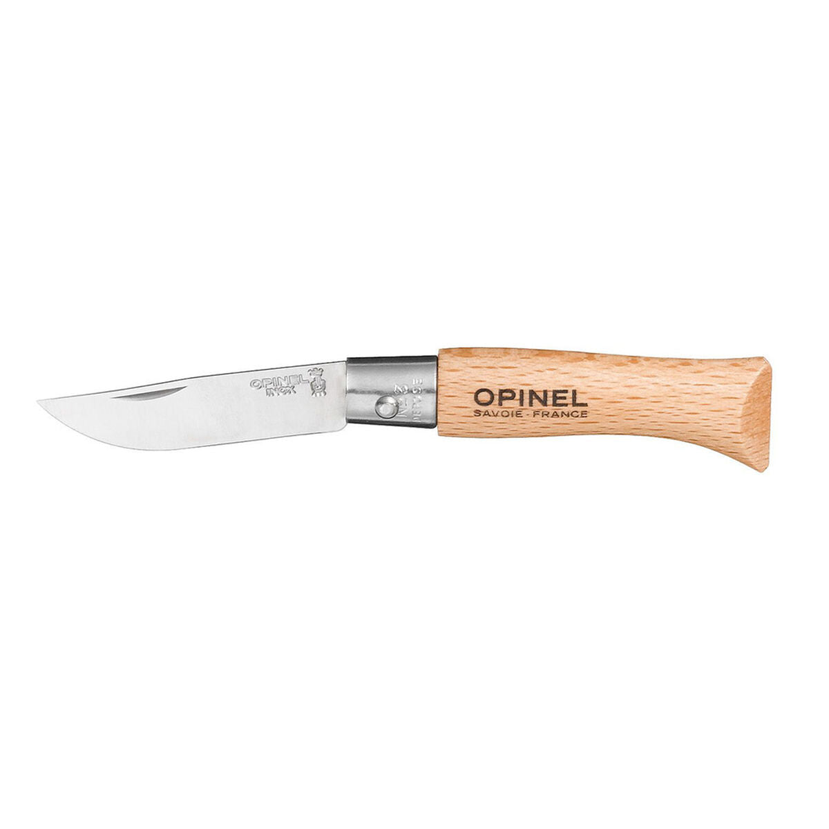Pocketknife Opinel nº3 Stainless steel beech wood 4 cm-0