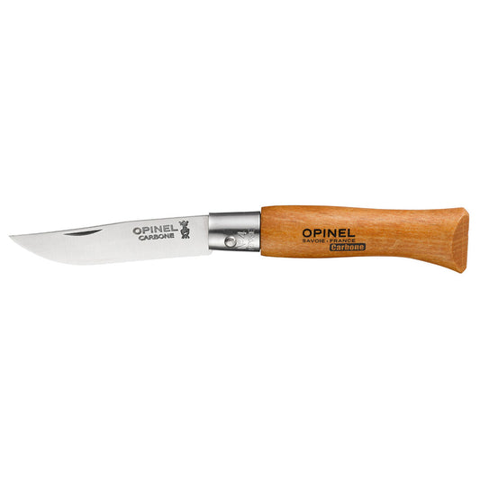 Pocketknife Opinel Nº4 Carbon steel beech wood 5 cm-0