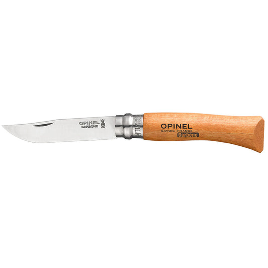 Pocketknife Opinel nº7 Carbon steel beech wood 8 cm-0