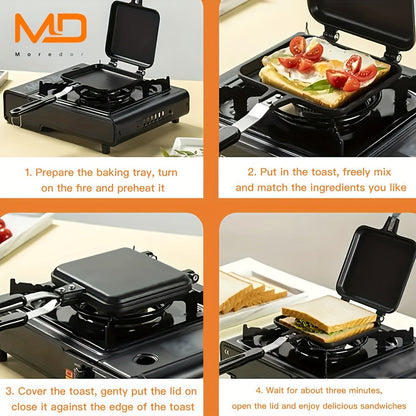 Non-Stick Double-Sided Sandwich & Omelette Maker-1
